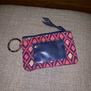 Vera Bradley ID coin pouch